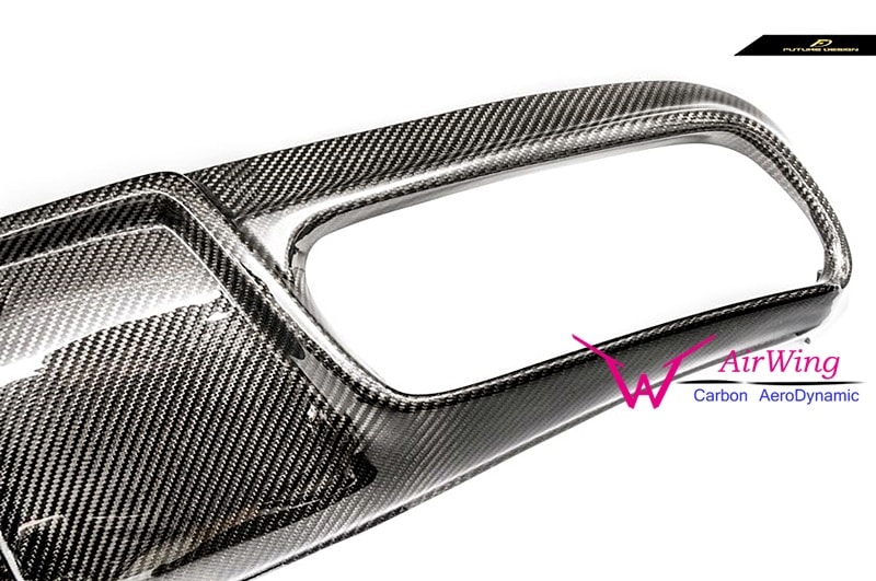 Mercedes-Benz W205 C63 - FD-GT style Carbon Rear Diffuser (C63 bumper) [Coupe] 03
